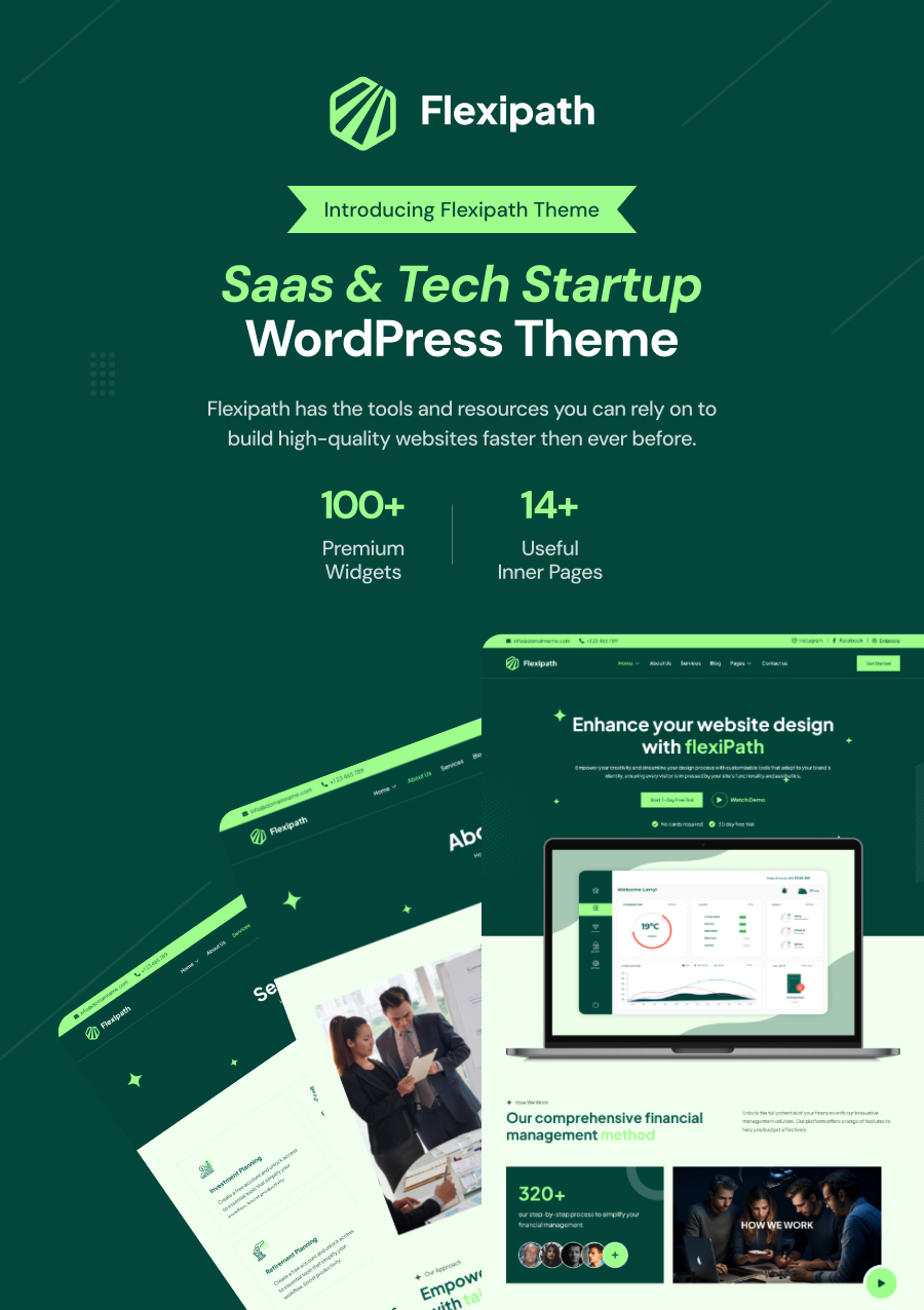 Flexipath - Saas and Tech Startup WordPress Theme - 3