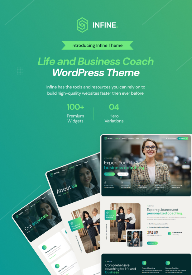 Infine - Life Coach and Business Coach WordPress Theme - 3