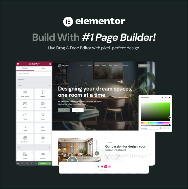 Inspaire - Architecture and Interior Design WordPress Theme - 5