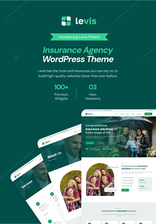 Levis - Insurance WordPress Theme - 3