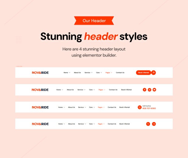 Novaride - Car Rental WordPress Theme - 7