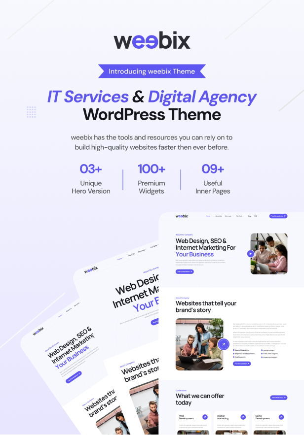 Weebix - IT Services & Digital Agency WordPress Theme - 7
