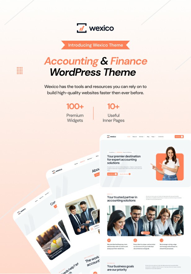 Wexico – Accounting & Finance WordPress Theme - 3